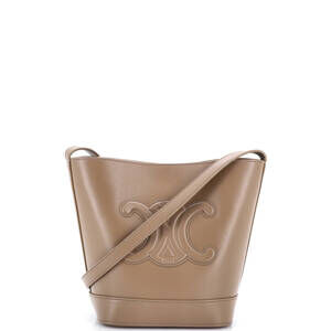 Celine Cuir Triomphe Bucket Bag Leather #254876C18B